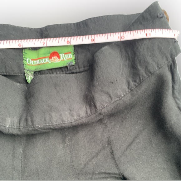 Wide leg, palazzo black culotte pant label size 10, fits like 6/8 OUTBACK RED - Picture 5 of 9